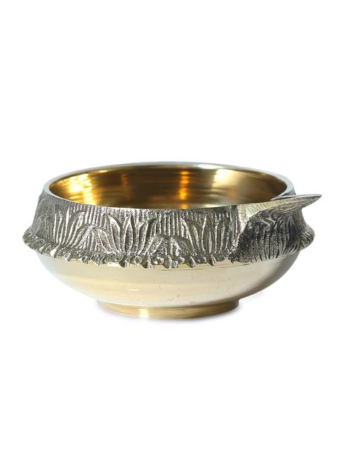 Gold Brass Diya - 9556233 - Very Small Image - 1