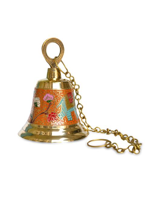 red brass mandir bell - 9556259 - Very Small Image - 1