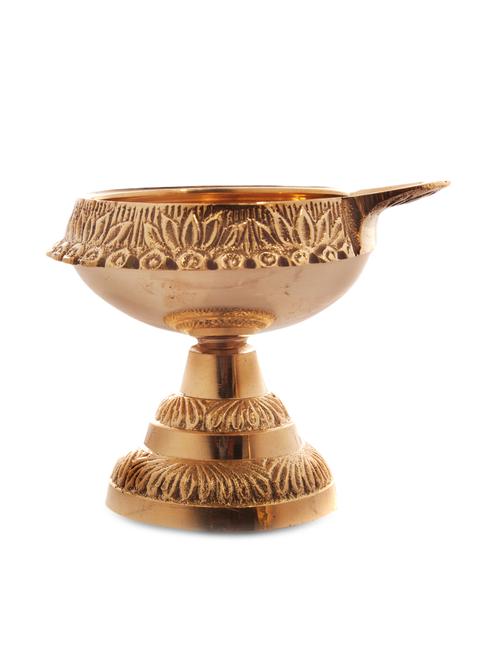 gold brass jyot - 9556284 - Very Small Image - 1