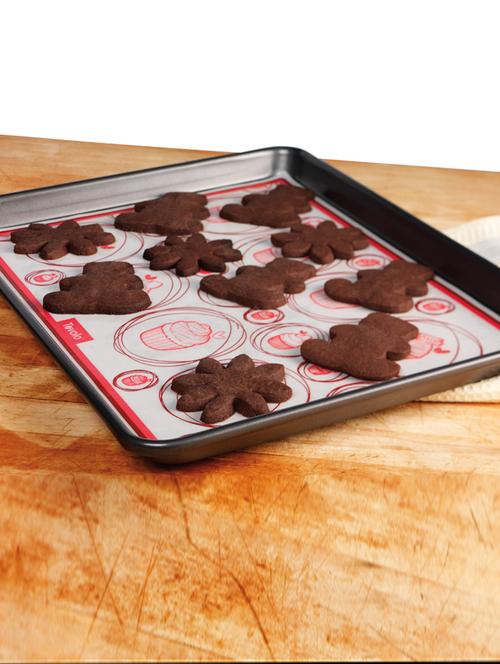 Cupcake Print Silicone Rectangular Baking Mat (Big) - 955880 - Very Small Image - 1