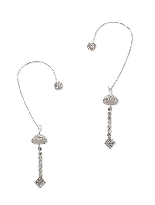 silver embellished ear cuffs - 9564861 - Very Small Image - 1