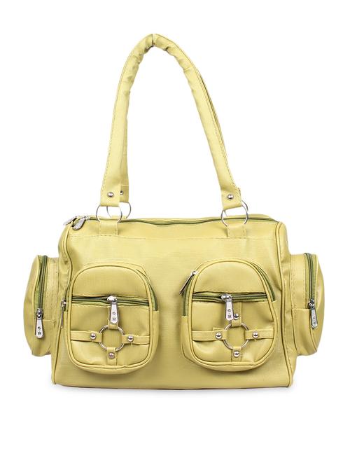 green faux leather shoulder bag - 9565625 - Very Small Image - 1