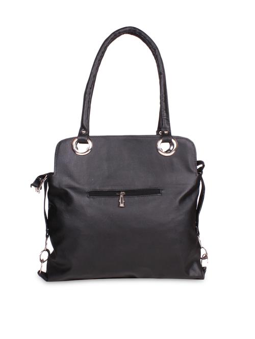 black faux leather shoulder bag - 9565719 - Very Small Image - 1