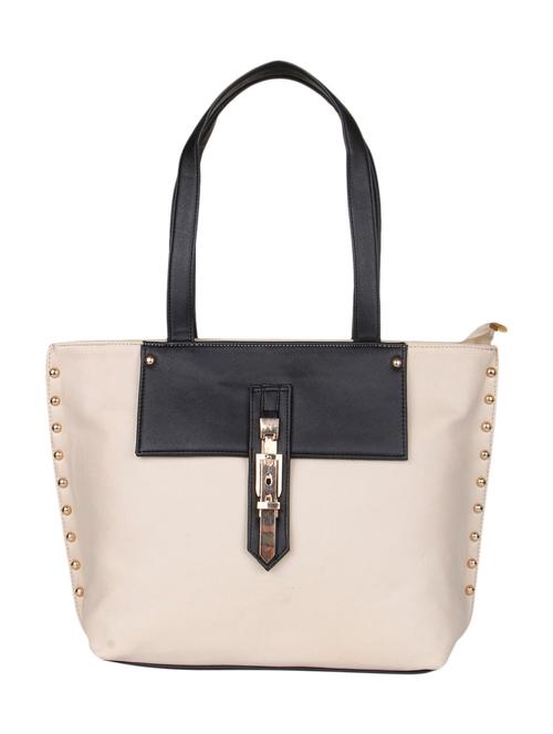 white leatherette handbag - 9566677 - Very Small Image - 1
