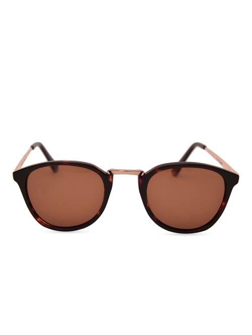 brown printed uv protected sunglasses - 9567368 - Very Small Image - 1