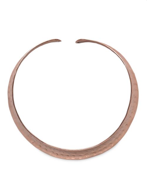 copper gold open loop choker necklace - 9567915 - Very Small Image - 1