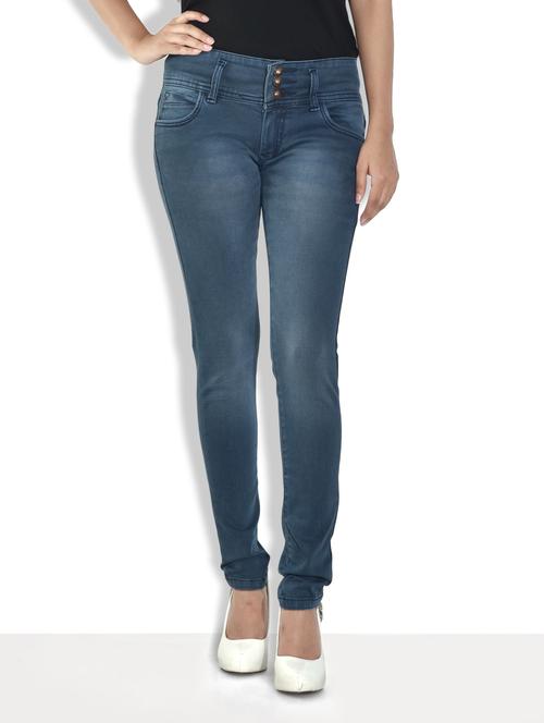 grey stone washed skinny denims - 9569698 - Very Small Image - 1