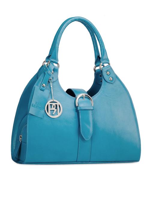 chic blue structured leather bag - 957493 - Very Small Image - 1