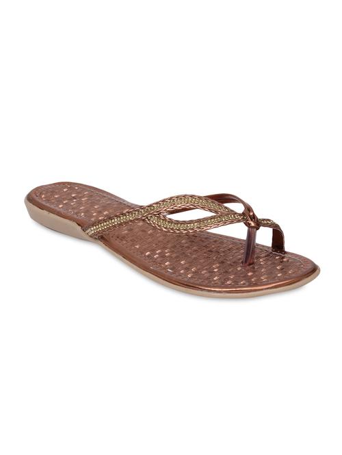 brown leatherette sandals - 9582396 - Very Small Image - 1