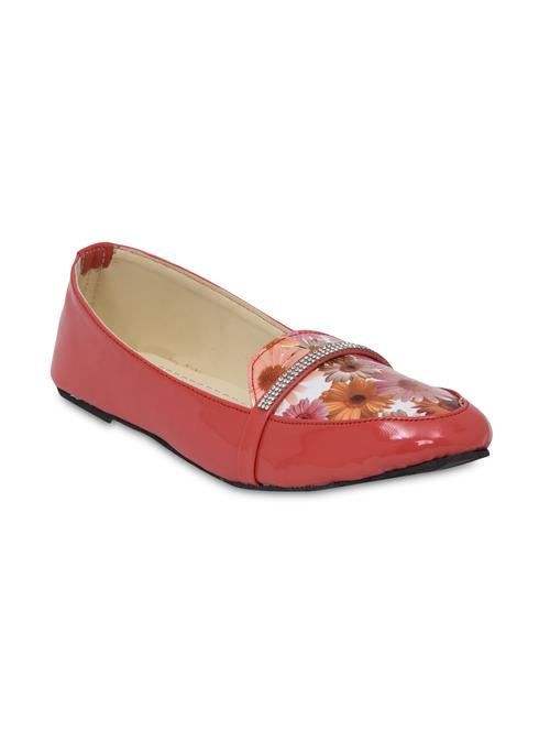 pink leatherette embellished loafers - 9582417 - Very Small Image - 1