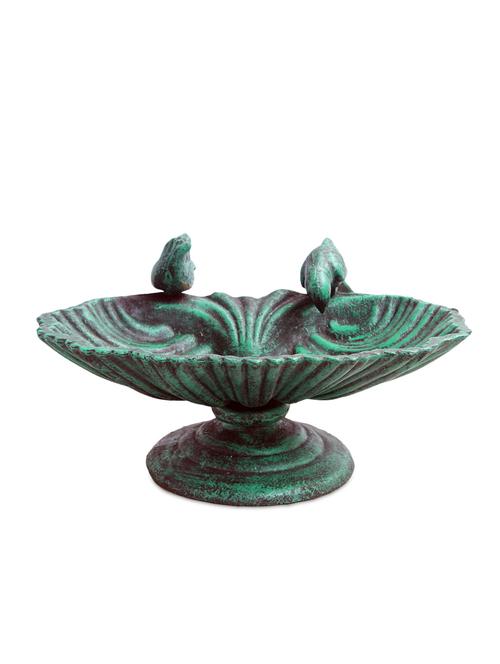 green cast iron victorian style bird bath - 9582457 - Very Small Image - 1