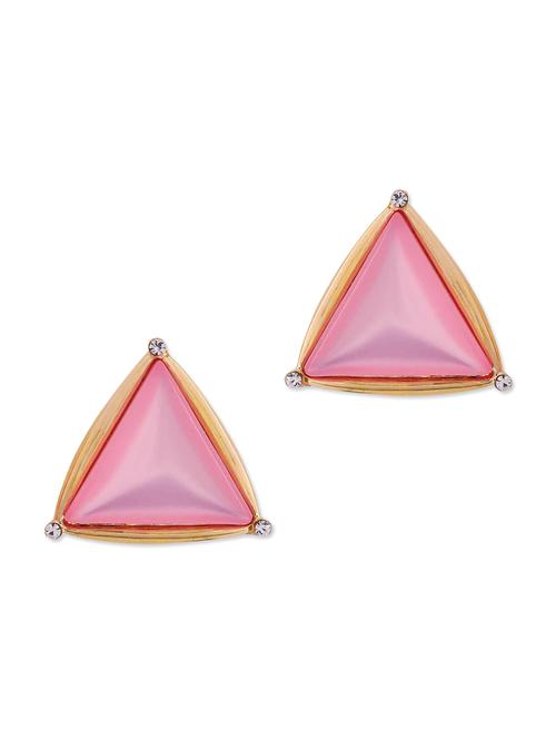 pink embellished stud earrings - 9584560 - Very Small Image - 1