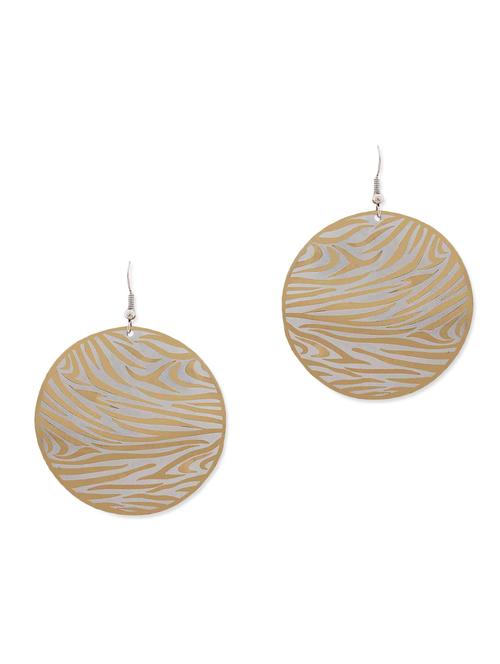 yellow embellished danglers - 9584665 - Very Small Image - 1