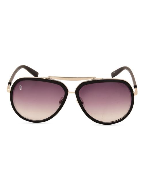 black aviator polycarbonate sunglasses - 9585806 - Very Small Image - 1