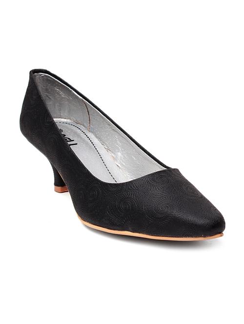 black faux leather pump - 9589714 - Very Small Image - 1