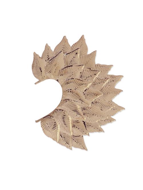 gold leaves single cuff earring - 9590339 - Very Small Image - 1