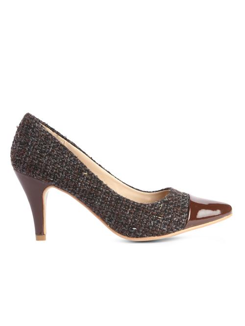Brown leatherette Sandals - 9591745 - Very Small Image - 1