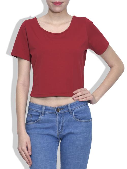 short sleeved crop tee - 9592980 - Very Small Image - 1