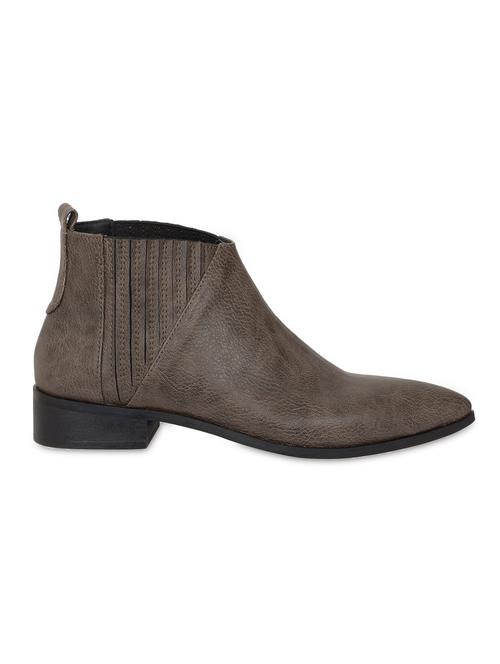 brown textured suede ankle boots - 9595671 - Very Small Image - 1
