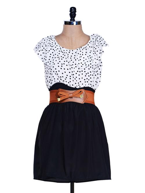 black and white printed dress - 959620 - Very Small Image - 1