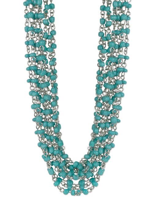 stylish turquoise beaded necklace - 960592 - Very Small Image - 1