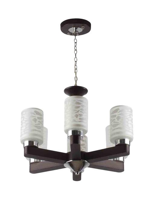 dark brown and white chandelier - 9606183 - Very Small Image - 1