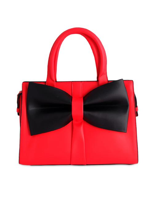 red leatherette shoulder bag - 9613061 - Very Small Image - 1