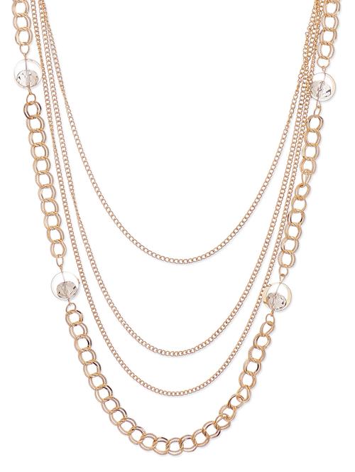 gold multilayered neckpiece - 9613176 - Very Small Image - 1