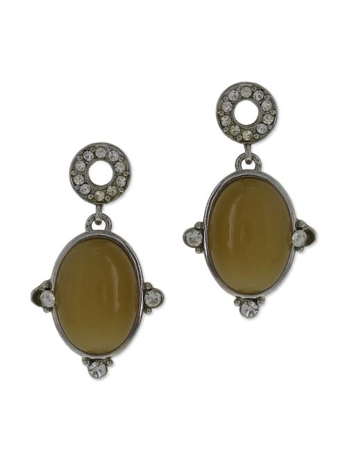 silver and cream bead earring - 9613253 - Very Small Image - 1