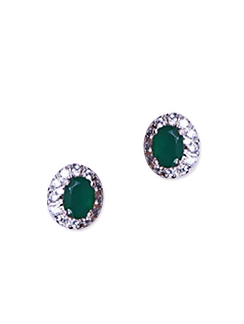 sterling silver stone embellished earrings - 9618187 - Very Small Image - 1