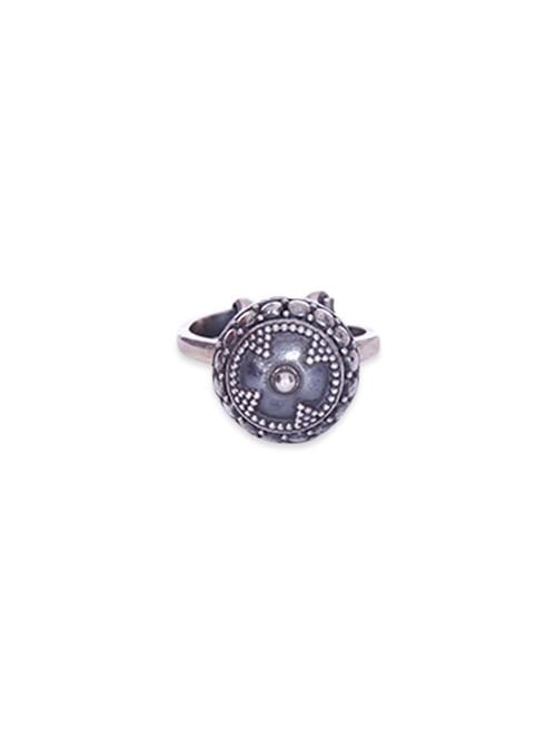 antique silver embossed ring - 9618216 - Very Small Image - 1