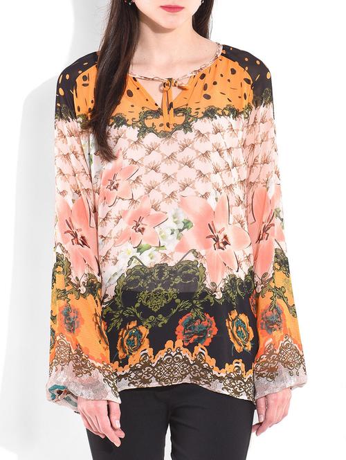 multicolored digital printed top - 9622380 - Very Small Image - 1