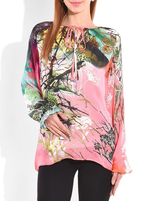 multicolored digital printed top - 9622381 - Very Small Image - 1