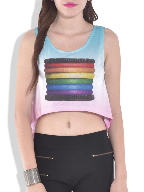 multicolored printed high low top - 9626372 - Very Small Image - 1