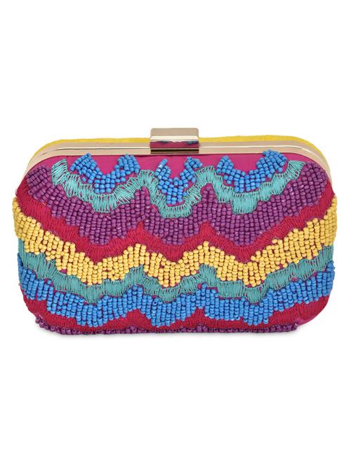 multicolored beaded clutch - 9626419 - Very Small Image - 1