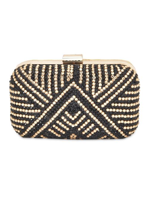 black and gold swarovski clutch - 9626421 - Very Small Image - 1