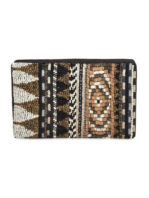 multicolored beaded rectangle clutch - 9626423 - Very Small Image - 1