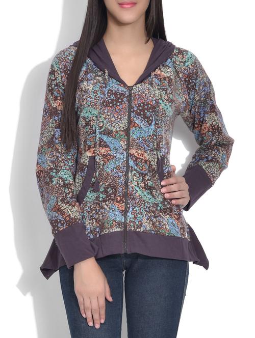 multicolored cotton printed jacket - 9632335 - Very Small Image - 1