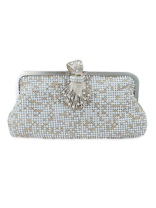 multicoloured embellished clutch - 9632908 - Very Small Image - 1