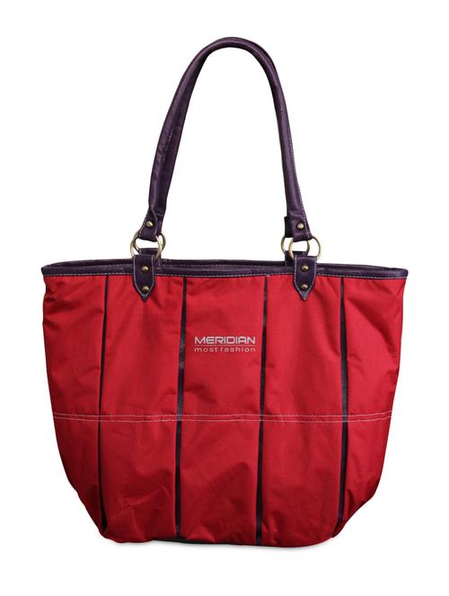 red leatherette handbag - 9633736 - Very Small Image - 1