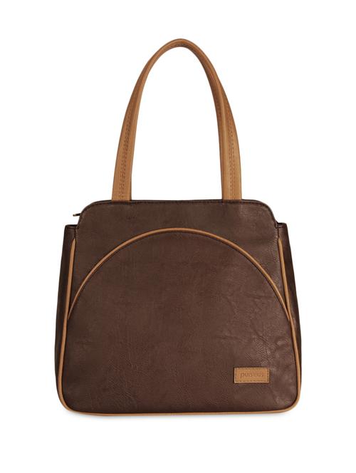 dark brown casual handle bag - 9633971 - Very Small Image - 1