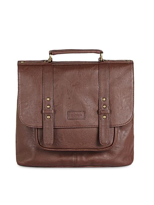 solid dark brown satchel - 9633988 - Very Small Image - 1
