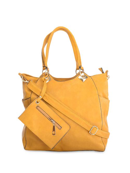 brown leatherette handbag - 9634119 - Very Small Image - 1
