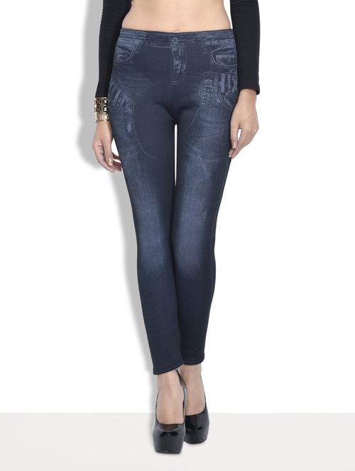 black stone washed woolen jeggings - 9638205 - Very Small Image - 1