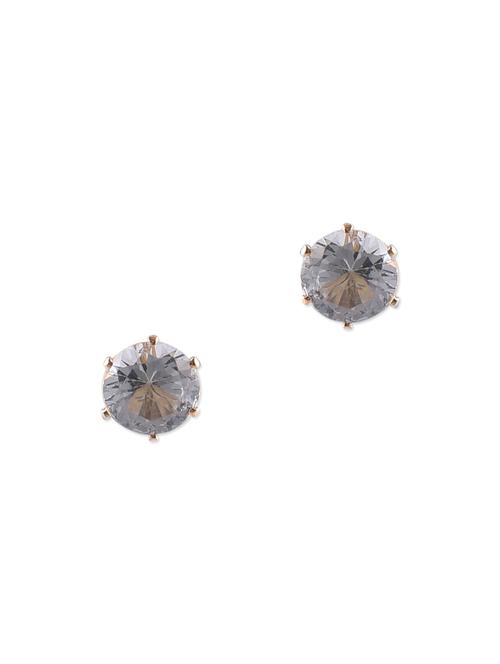 blue crystal embellished earrings - 9640836 - Very Small Image - 1
