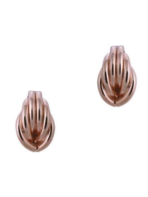 gold lined stud earrings - 9640919 - Very Small Image - 1