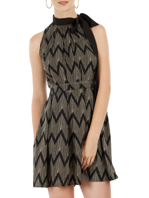 black printed dress - 9651534 - Very Small Image - 1