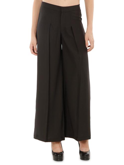 solid black palazzos - 9651549 - Very Small Image - 1