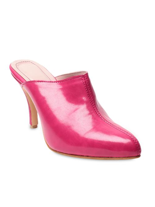 pink leatherette sandal - 9656250 - Very Small Image - 1