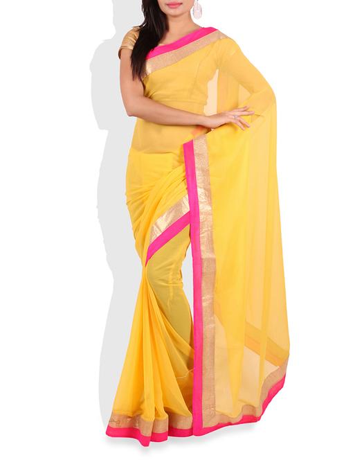 multi color georgette saree - 9656957 - Very Small Image - 1
